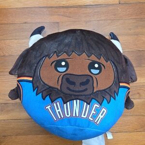 Sleep Squad Oklahoma City Thunder Rumble 12" Mascot Kiri Cloud Pillow Plushie